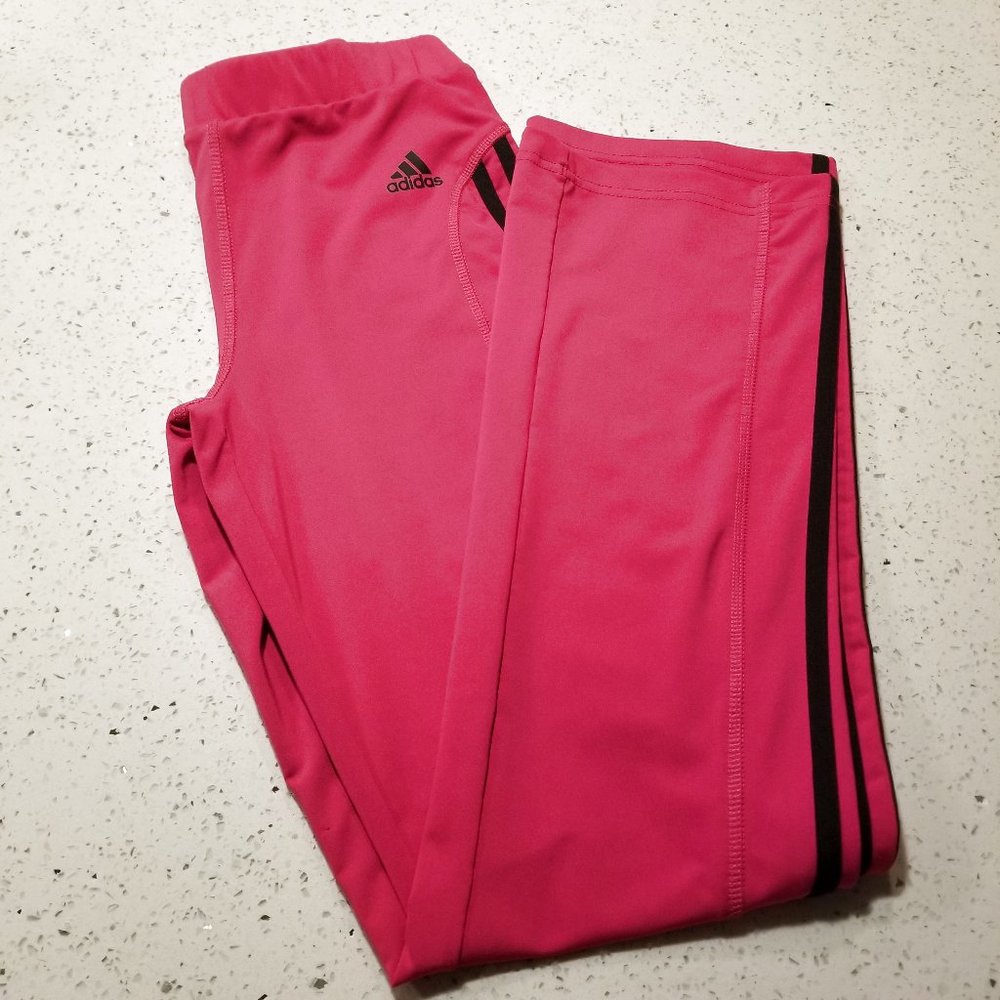 Kids Girls Adidas climalite 741752 PINK & BLACK